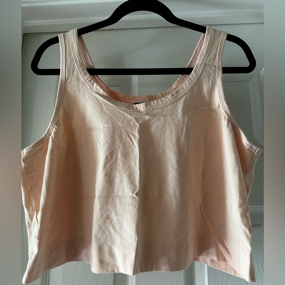 Never Worn Old Navy Light Pink Crop Tank Top